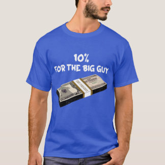 Camiseta 10% Para A Camisa-T Grande Cara