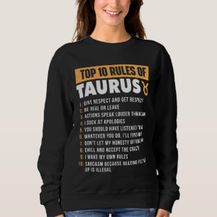 Camiseta 10 Principais Regras De Taurus Zodiac Sign Astrolo