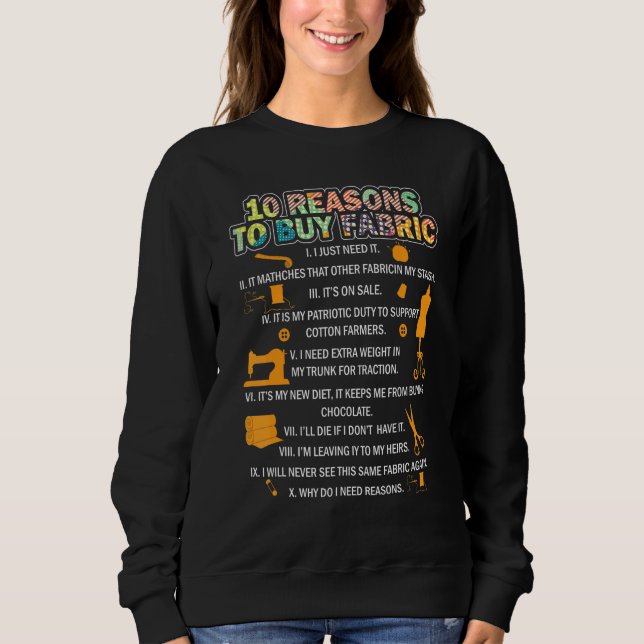 Camiseta 10 Razões Para O Tecido Superior Do Comprar Eu Só  (Frente)