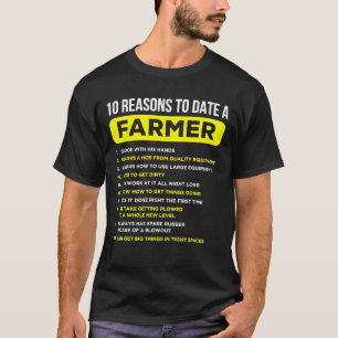 Camiseta 10 Razões Para Se Encontrar Com Um Agricultor Engr