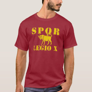Camiseta 10 roupa romanas famosas da legião de Júlio Cés