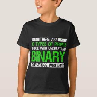 Camiseta 10 Tipos De Pessoas Que Compreendem Binário