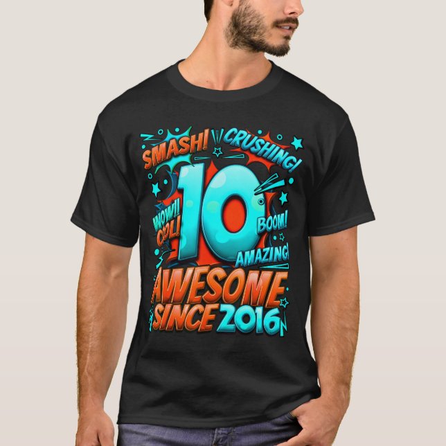 Camiseta 10 Year Old For Boys 10th Birthday Boy 10 Year Old (Frente)