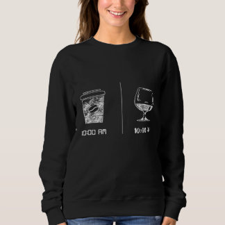 Camiseta 10H10 Café Engraçado Vs Bebidas De Cerveja De Vinh