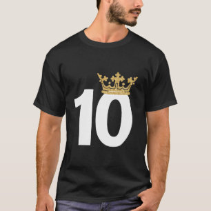 Camiseta 10O Aniversário Garoto Príncipe Coroa