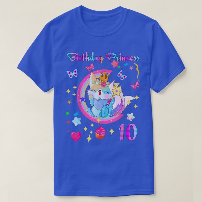 Camiseta 10th birthday Fo Lover 10 year old Gift Birthday P (Frente do Design)