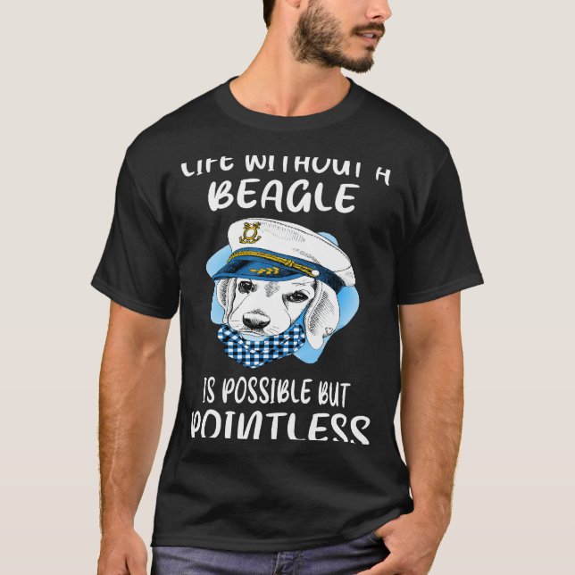Camiseta 111 Vida Sem Um Beagle (Frente)