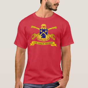 Camiseta 117.º Regimento de Cavalaria com Br Ribbon