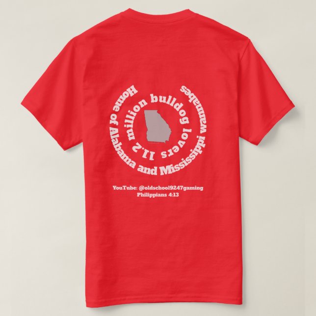 Camiseta 11.2 Million Bulldog Lovers (Verso do Design)