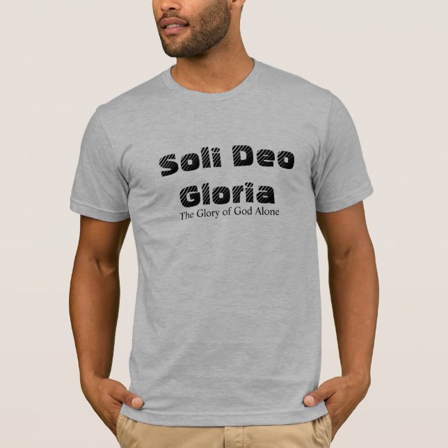 Camiseta 11:36 dos romanos de Soli Deo Gloria (Frente)