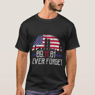 Camiseta 11/9 Nunca esqueça _