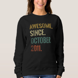 Camiseta 11 Aniversário De 11 Anos, Incrível Desde 20 De Ou