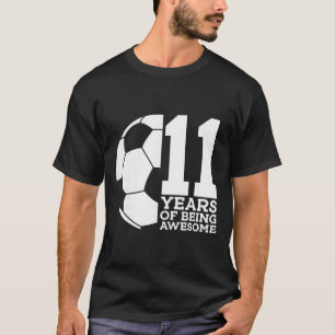 Camiseta 11 Anos de Ser Incrível Futebol 11º Aniversário _1