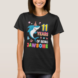 Camiseta 11 Anos De Seres Jawsome Antigo E Espetacular Tuba