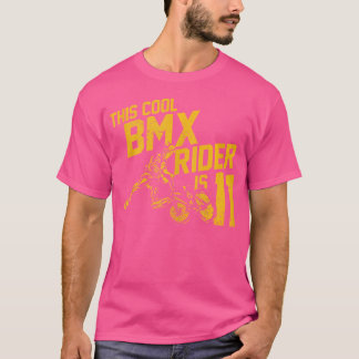 Camiseta 11 Birthday Boys Bmx Rider Fan