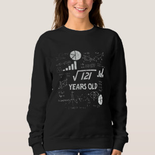 Camiseta 11 Birthday Square Root Math 11 Anos