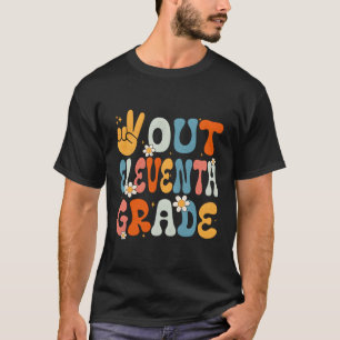 Camiseta 11 de 11 de Tchau da 1ª Classe da Mão de Paz