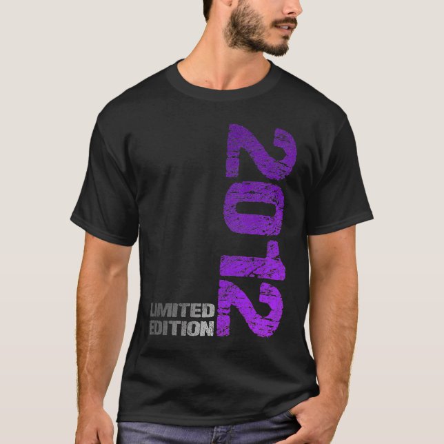 Camiseta 11 de Aniversário de 2012 nascer 2012 (Frente)