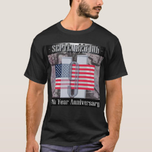 Camiseta 11 de setembro - aniversário de 20 anos