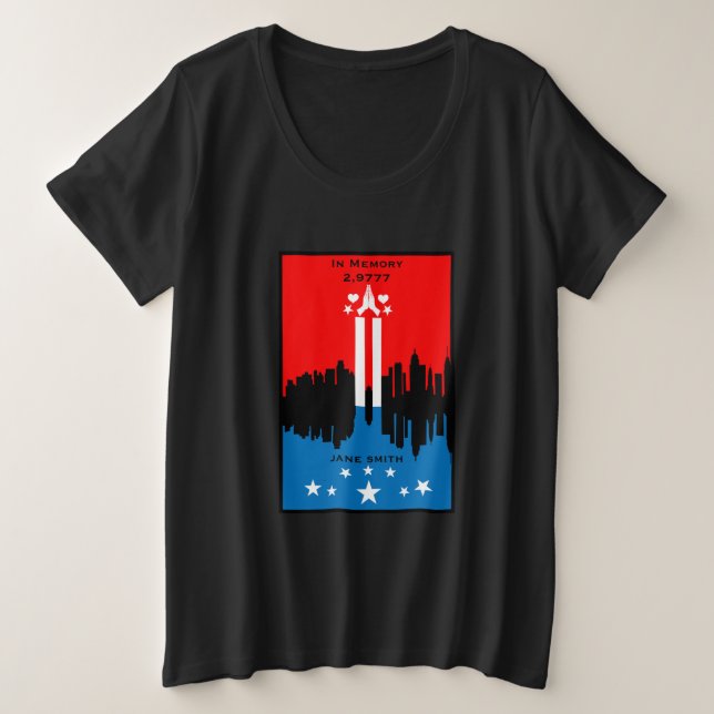 Camiseta 11 de setembro Dia da Memória (Frente do Design)