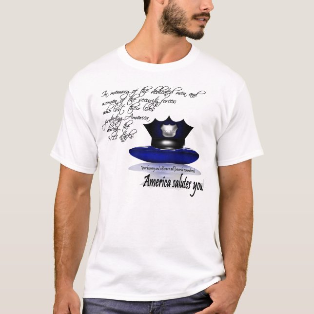 Camiseta 11 de setembro o centro do comércio mundial ataca (Frente)