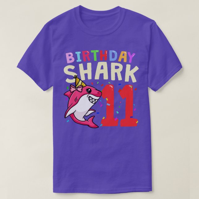Camiseta 11 Geburtstag Haifisch (Frente do Design)