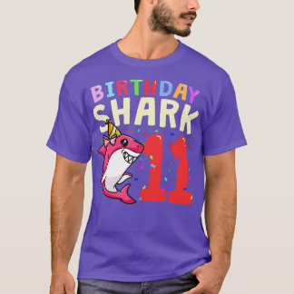 Camiseta 11 Geburtstag Haifisch