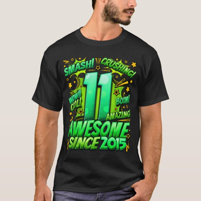Camiseta 11 Year Old For Boys 11th Birthday Boy 11 Year Old (Frente)