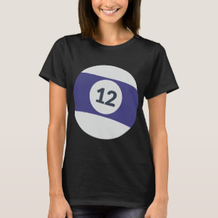 Camiseta 12ª Equipe Número 12 Bilhetes de Bola Roxa Sortuda