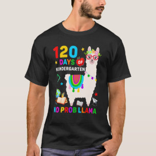 Camiseta 120º Dia de Escola Sem Prob Llama 120 Dias de Bond