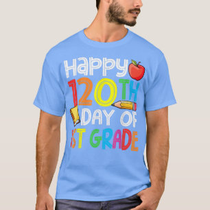 Camiseta 120º Dia de Professores Feliz 120 Dias