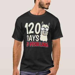 Camiseta 120 dias de Professora do Primeiro Grau da Escola