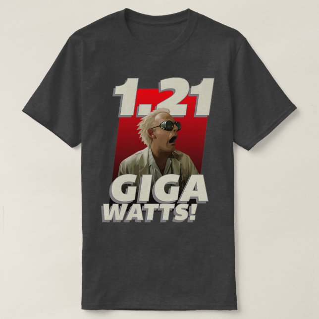 Camiseta 121 Gigawatts (Frente do Design)