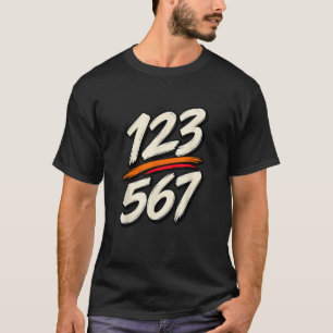Camiseta 123 567 Dança de Salsa Humor Para Mãe de Dança