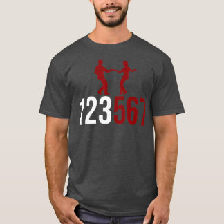 Camiseta 123 567 Salsa Lover Latino Salsa Dança