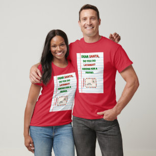 Camiseta 123 BROKE LANE Unissex Vermelho Natal Divertido Ca