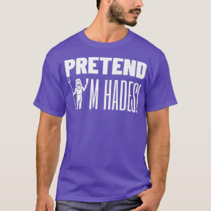 Camiseta 125 fingir que sou Hades Halloween Figurume Medusa