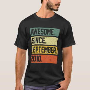 Camiseta 12 Aniversário De 12 Anos De Idade Incrível Desde 