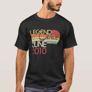 Camiseta 12 Aniversário Minha Lenda De 12 Anos Desde 20 De