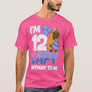 Camiseta 12 Anos Capy Birthday To Me Boys 12 Birthday Ca