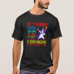 Camiseta 12 Anos De Estar Incrível 12 Birthday Kids Dabbi<br><div class="desc">12 Anos De Estar Incrível 12 Birthday Kids Dabbi</div>