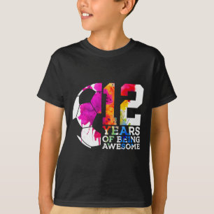 Camiseta 12 Anos Sendo Incrível Péll 12º Aniversário