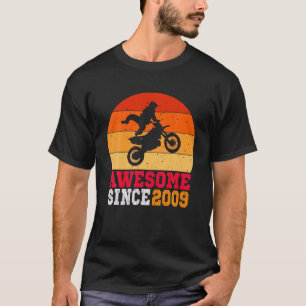 Camiseta 12 Birthday Dirt Bike De 12 Anos De Idade