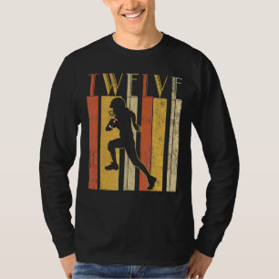 Camiseta 12 Birthday Futebol Sport Boys Retro Nascer Em 2