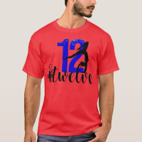 12 Birthday Gymnastics Party Royal Blue 12 Twelv