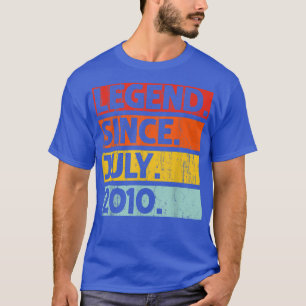 Camiseta 12 Birthday Oferece Legenda Desde Julho De 2010 12