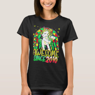 Camiseta 12 Birthday Rainbow 12 Year Old Flossing Unicorn