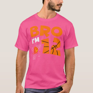 Camiseta 12 Birthday Shirt Boy Mano Eu Tenho 12 Anos De Ces