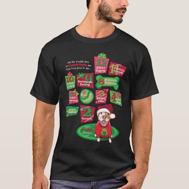 Camiseta 12 cães do Natal (Frente)