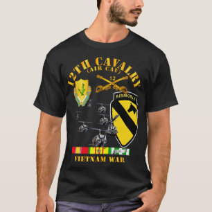 Camiseta 12 Cavalry Air Cav 1rua Cav Division w SVC